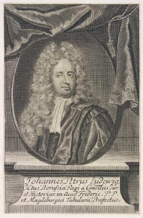 Bildnis des Johannes Petrus Ludewig