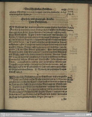 Der sechs und zwantzigste Artickel. Von Gelübden