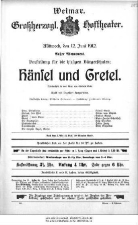 Hänsel und Gretel