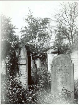 Karlsruhe, KA; Jüdischer Friedhof, Gräber