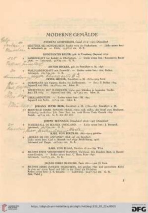 Moderne Gemälde (Nr. 1-183)