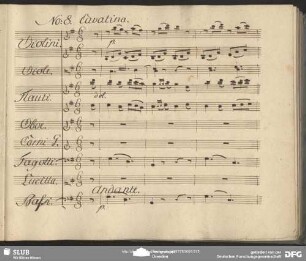 Cavatina: "Che chiedi amor da me"