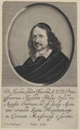 Bildnis des Jacobus vander Burchius