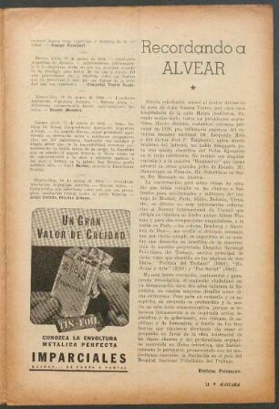 Recordando a Alvear