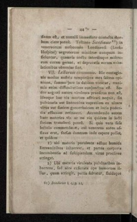 VII. Lectorum communio.