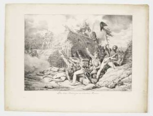 Prise d’un Redoute par des Grenadiers Français