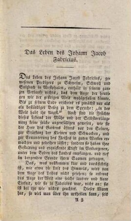 Altes und Neues aus dem Gebiet der innren Seelenkunde, 3