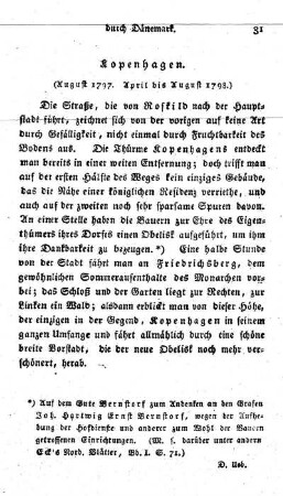 Kopenhagen. (Aug. 1797. April bis Aug. 1798.)