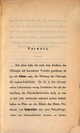 Ueber Schenkelhalsbrüche und v. Dumreichers Behandlung derselben
