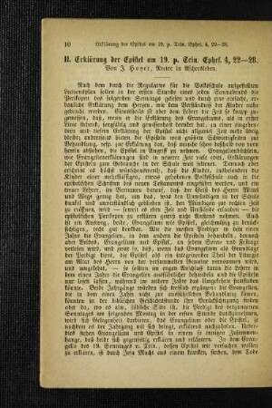 Erklärung der Epistel am 19. p. Trin. Ephes. 4, 22-28