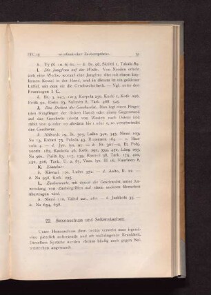 22. Hexenschuss und Seitenstechen.