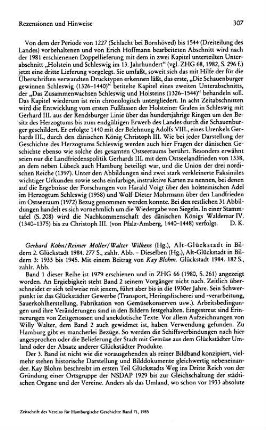 Alt-Glückstadt in Bildern, hrsg. von Gerhard Köhn, Reimer Möller, Walter Wilkens, Bd. 2 : Glückstadt, 1984