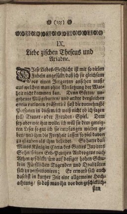IX. Liebe z[w]ischen Theseus und Ariadne