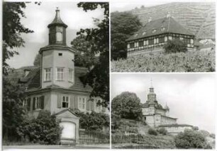 Radebeul. Turmhaus, Spitzhaus, Schloss Hoflößnitz