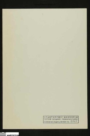 Vermögen des verstorbenen Johannes Mees