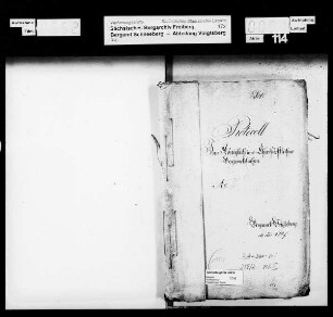 Aufzeichnungen über Vorgänge beim königlichen und kurfürstlichen Bergamt Voigtsberg, Band 1