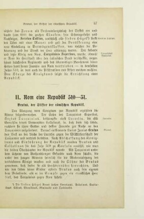 II. Rom eine Republik 510 - 31