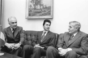 Freiburg: Regierungspräsidium; italienischer Konsul in Freiburg, Dr. Mario Musella; Antrittsbesuch bei Regierungspräsident