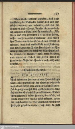 Sechstes Kapitel