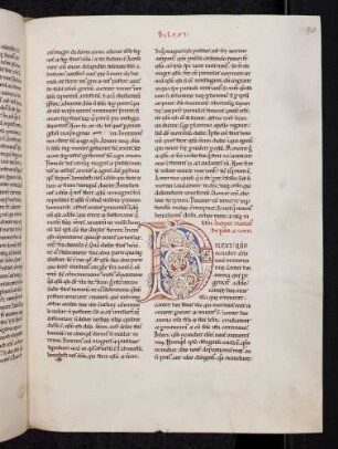 Zierinitale (de psalmo 109): D(ilexi)
