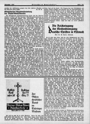 Die Reichstagung der Kirchenbewegung Deutsche Christen in Eisenach / Bauer