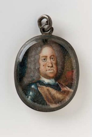Anhänger mit Miniaturportrait von Kaiser Leopold I. (1658-1705)