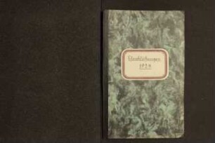 Namensverzeichnis Heiratsregister Lemgo 1924