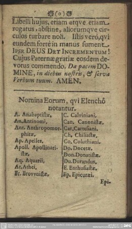 Nomina Eorum, qui Elenchô notantur