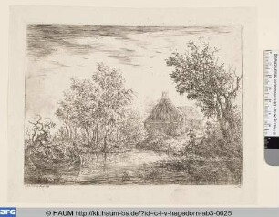 Landschaft mit Boot