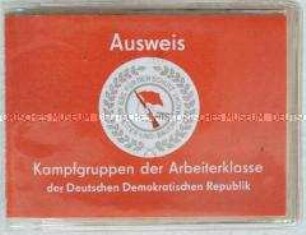Ausweis für Mitglieder der Kampfgruppen (blanko)