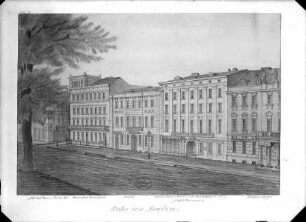Berlin, Von den Linden, Café Bauer und Kranzlers Konditorei
