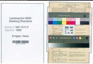 Entnazifizierung Heinz Erntges , geb. 04.02.1920 ()