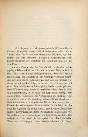 Würdigung der Wendung auf den Kopf im Vergleich zur Wendung auf den Fuß