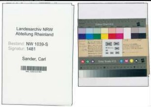 Entnazifizierung Carl Sander , geb. 00.00.0000 (Postschaffner)