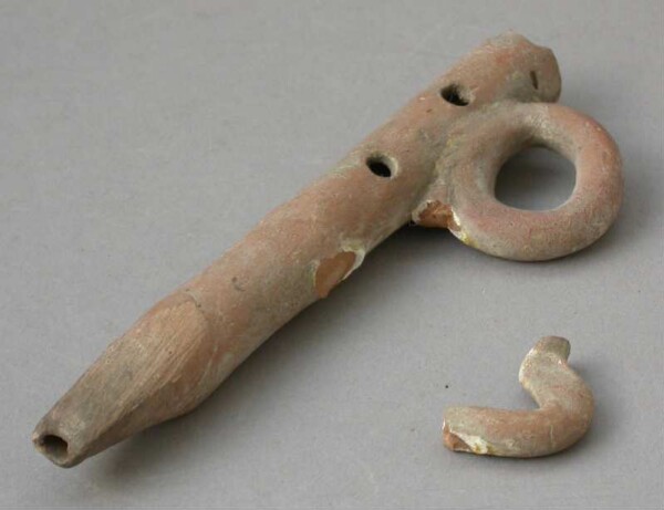 Clay flute (fragment)