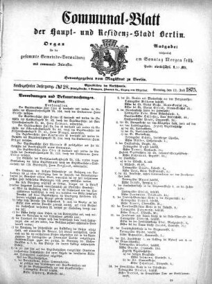 1875,28: No. 28, 11. Juli 1875