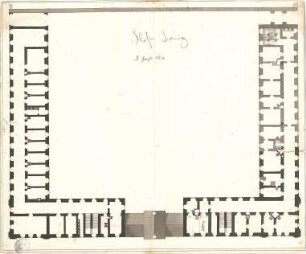 Weber, Sebastian; Banz; Kloster Banz - Grundriss 2. OG