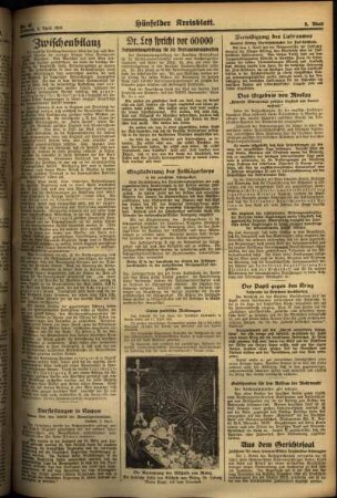 Zweite Ausgabe vom Mittwoch, den 03. April 1935.
