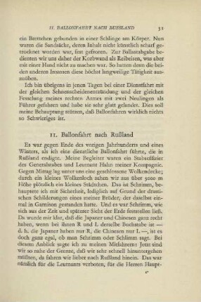 11. Ballonfahrt nach Rußland