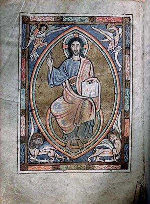 Missale aus Saint-Martin in Tours — Majestas Domini, Folio 69verso