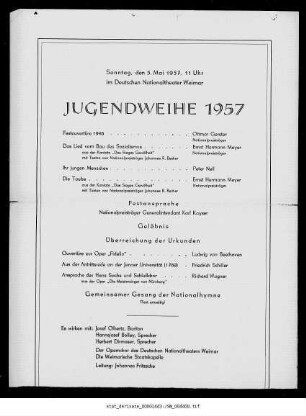 Jugendweihe 1957