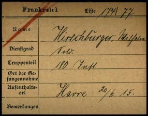 Hirschburger, Wilhelm - Hirschmann, Ernst