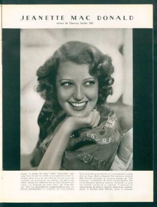 Jeanette Mac Donald - Retrato de Clarence Sinclair Bull