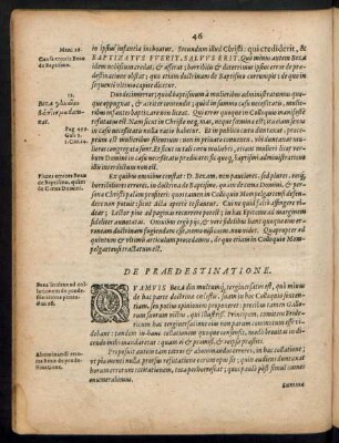 De Praedestinatione.