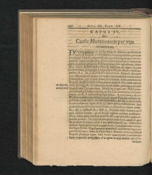 Caput IV. De Causis Mutationum per vim internam.