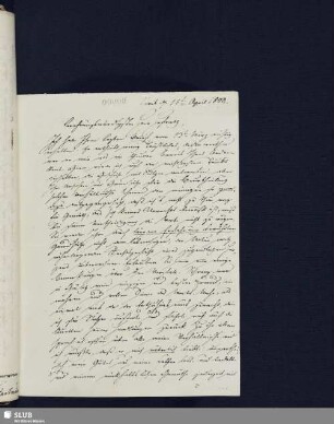 Nr. 9. Hartmann, Karl Friedrich August, 15.04.1809