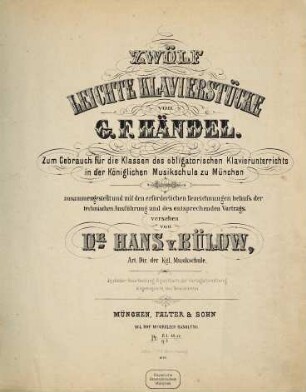 12 leichte Klavierstücke
