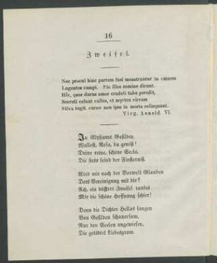 Zweifel.