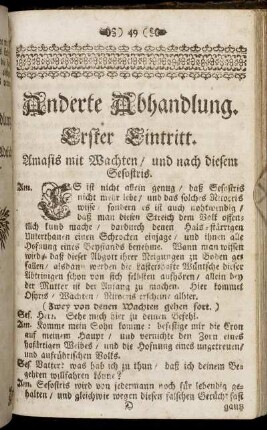 Anderte Abhandlung.