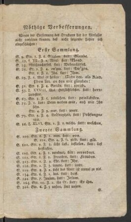 Nöthige Verbesserungen.